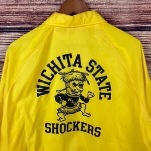 Vintage 1980s Wichita State Shockers College Windbreaker